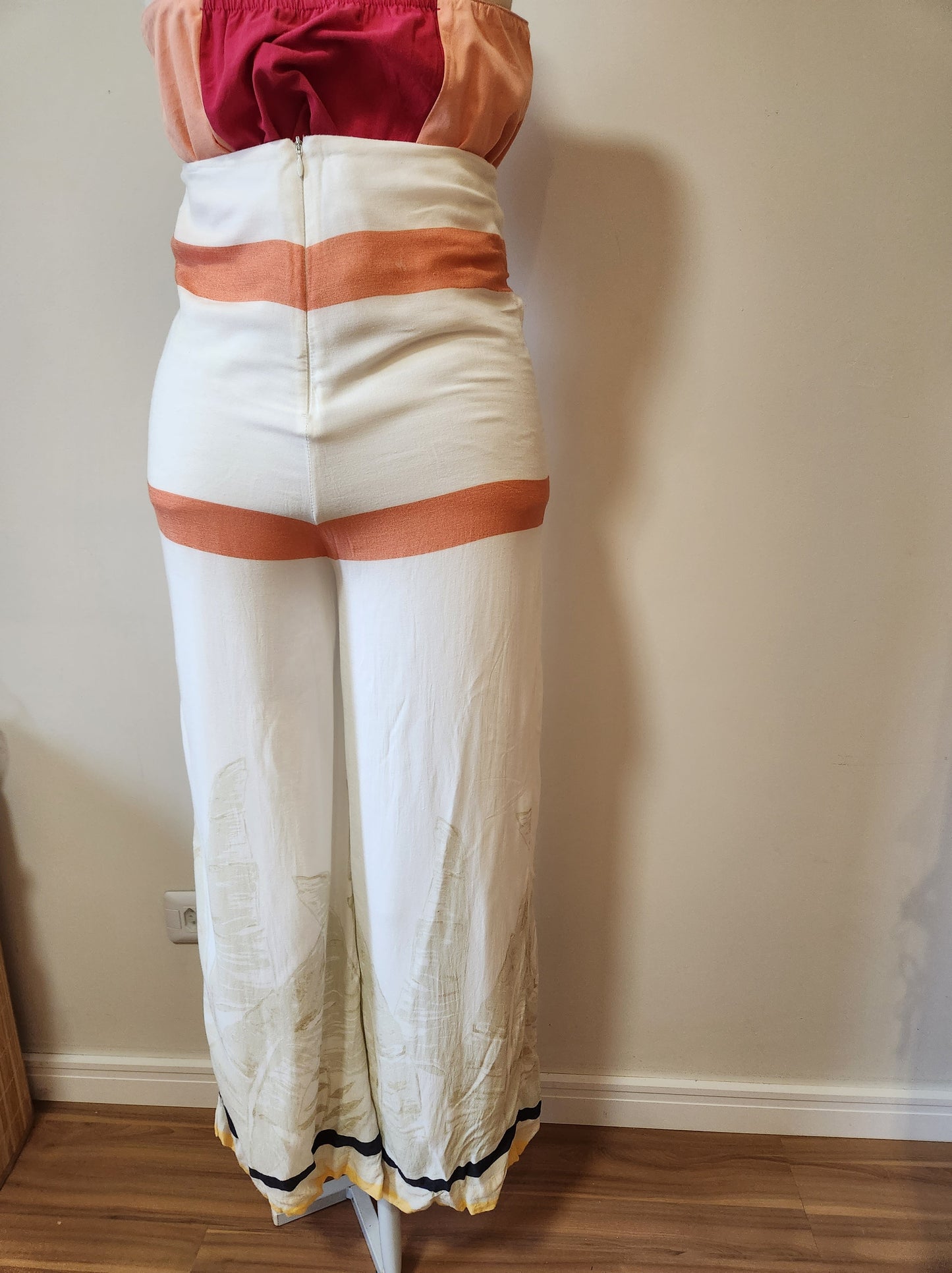 Calça FYI Folhagens e Listras